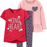 Simple Joys by Carter's Toddlers and Baby Girls' 3-Piece Playwear Set